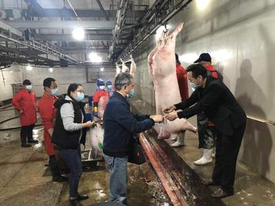 市农业农村局开展畜禽屠宰专项监测
